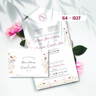 Thiệp cưới G4