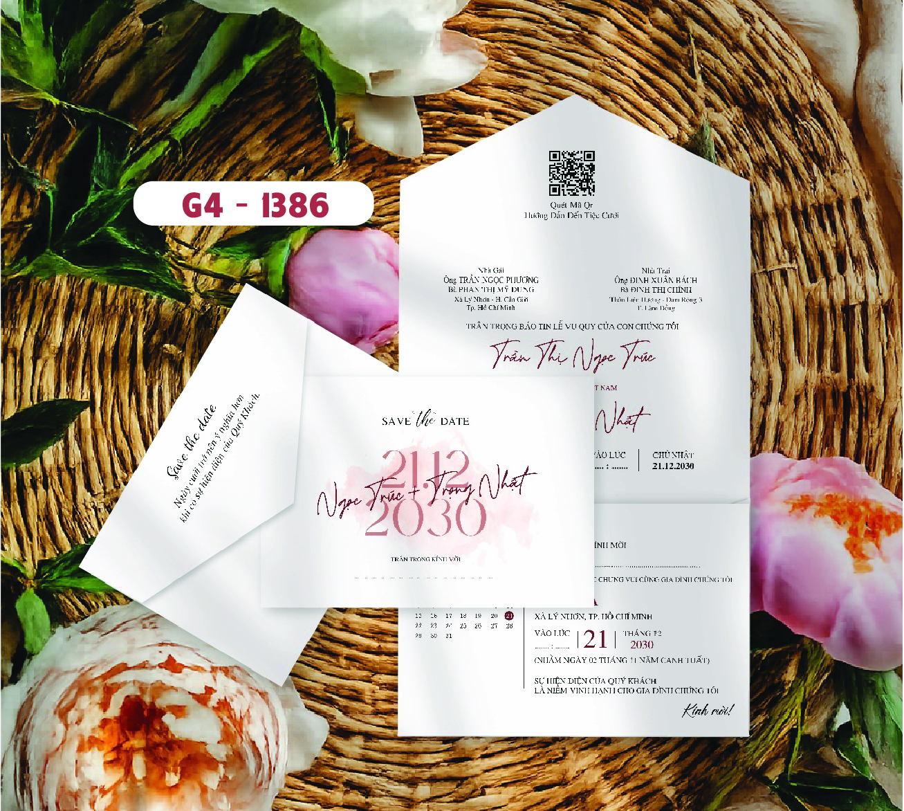 Thiệp cưới G4-13860