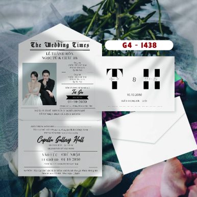 Thiệp cưới G4