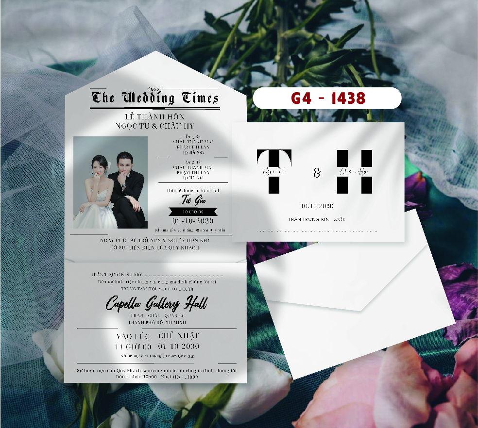Thiệp cưới G40