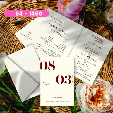 Thiệp cưới G4-1460