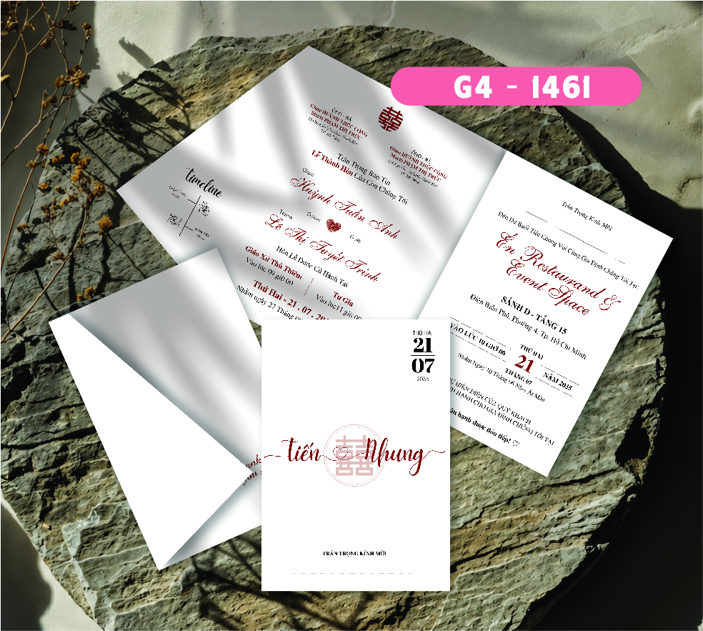 Thiệp cưới G4-14610