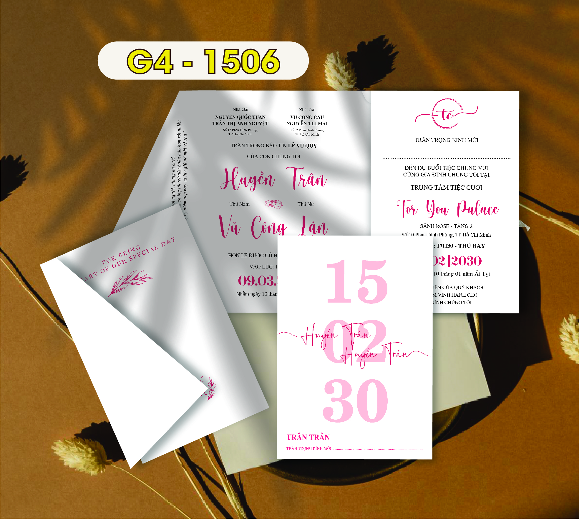 Thiệp cưới G4-15062