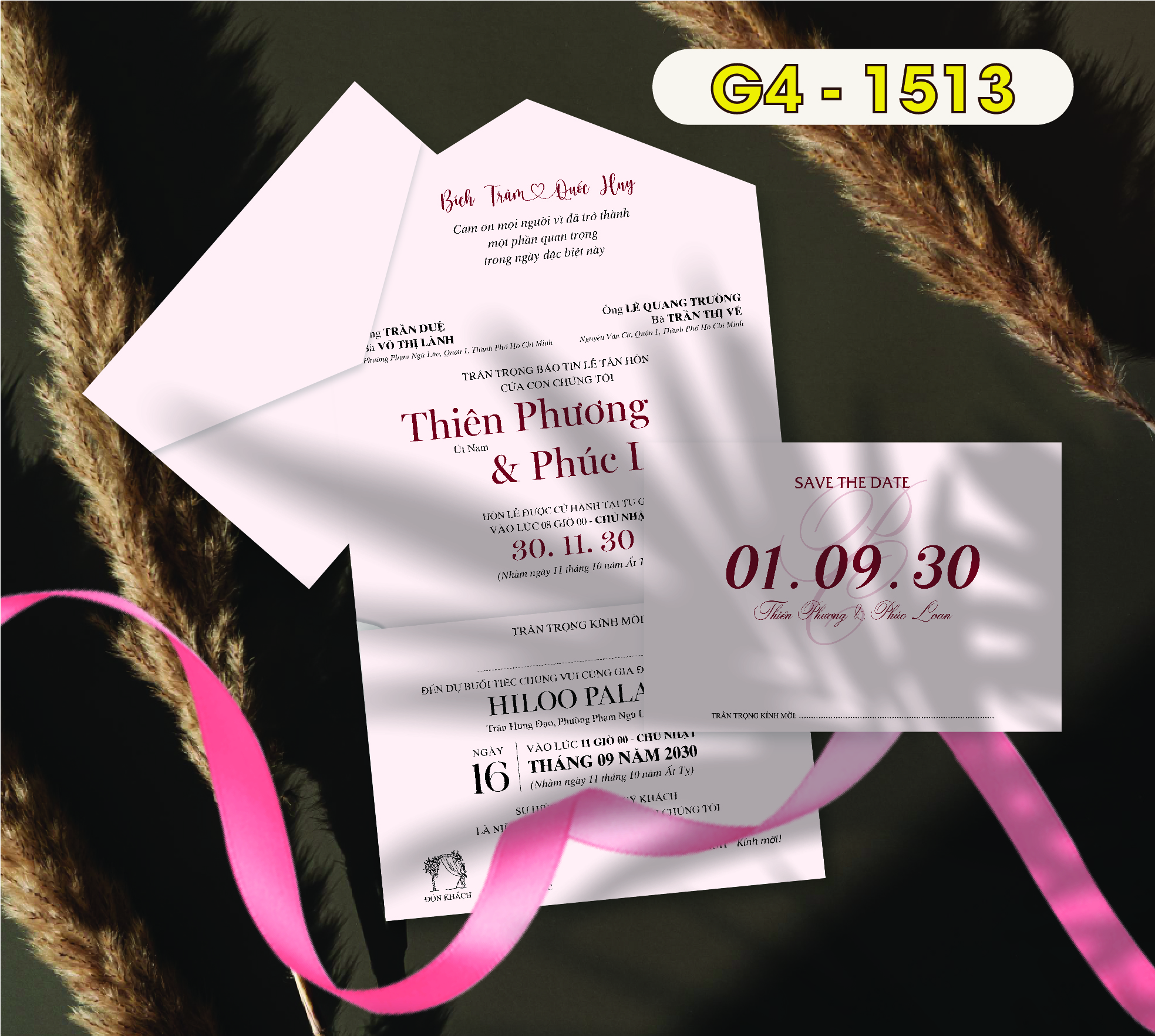 Thiệp cưới G4-15130