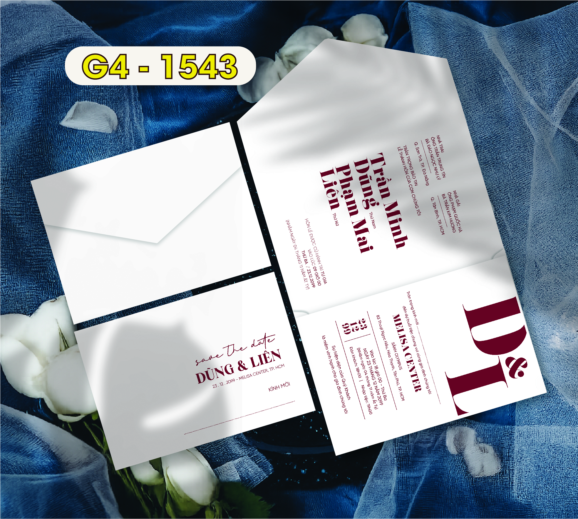 Thiệp cưới G4-15430