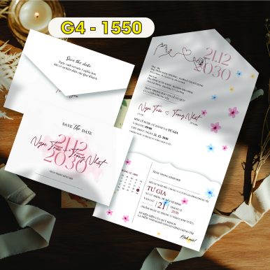 Thiệp cưới G4-1550