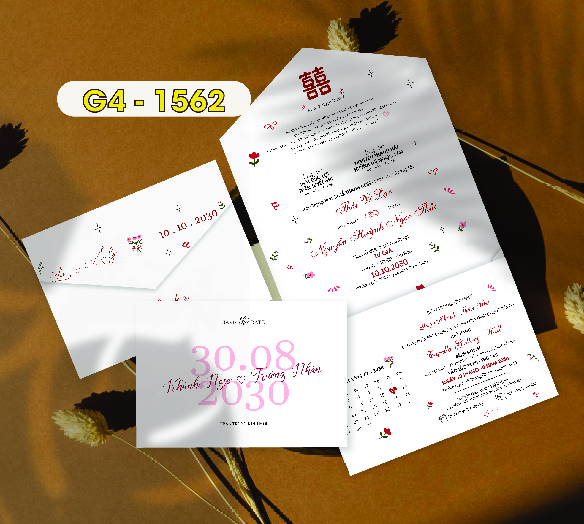 Thiệp cưới G4-15620