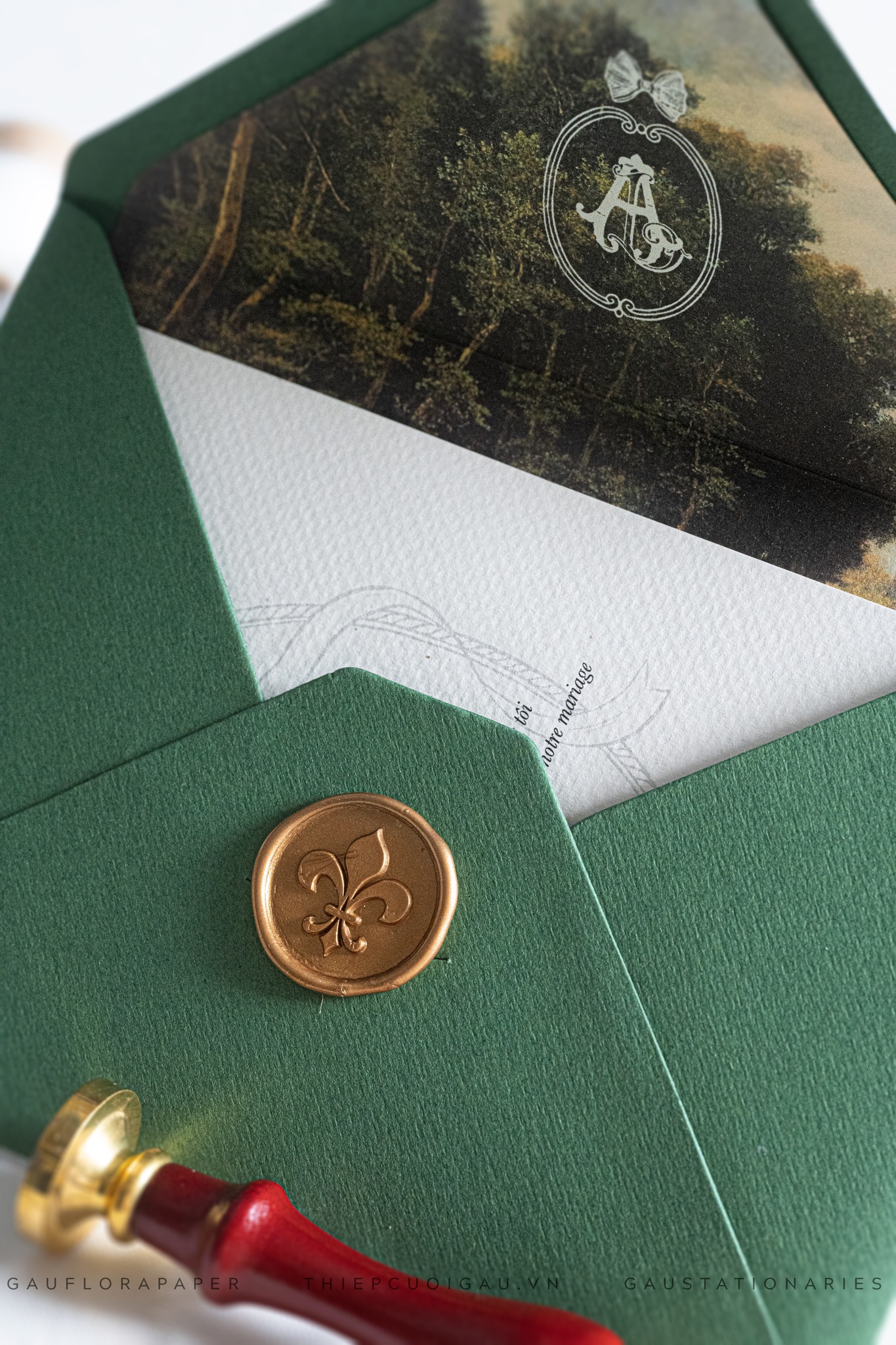 Thiệp cưới Rainforest2