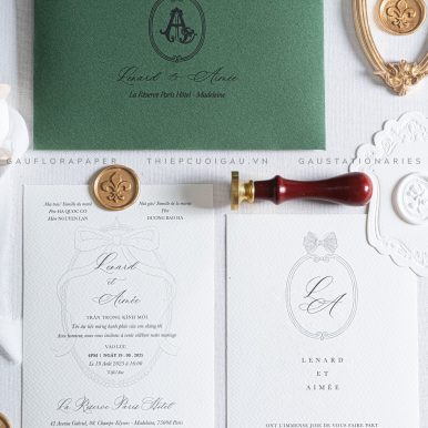 Thiệp cưới Rainforest