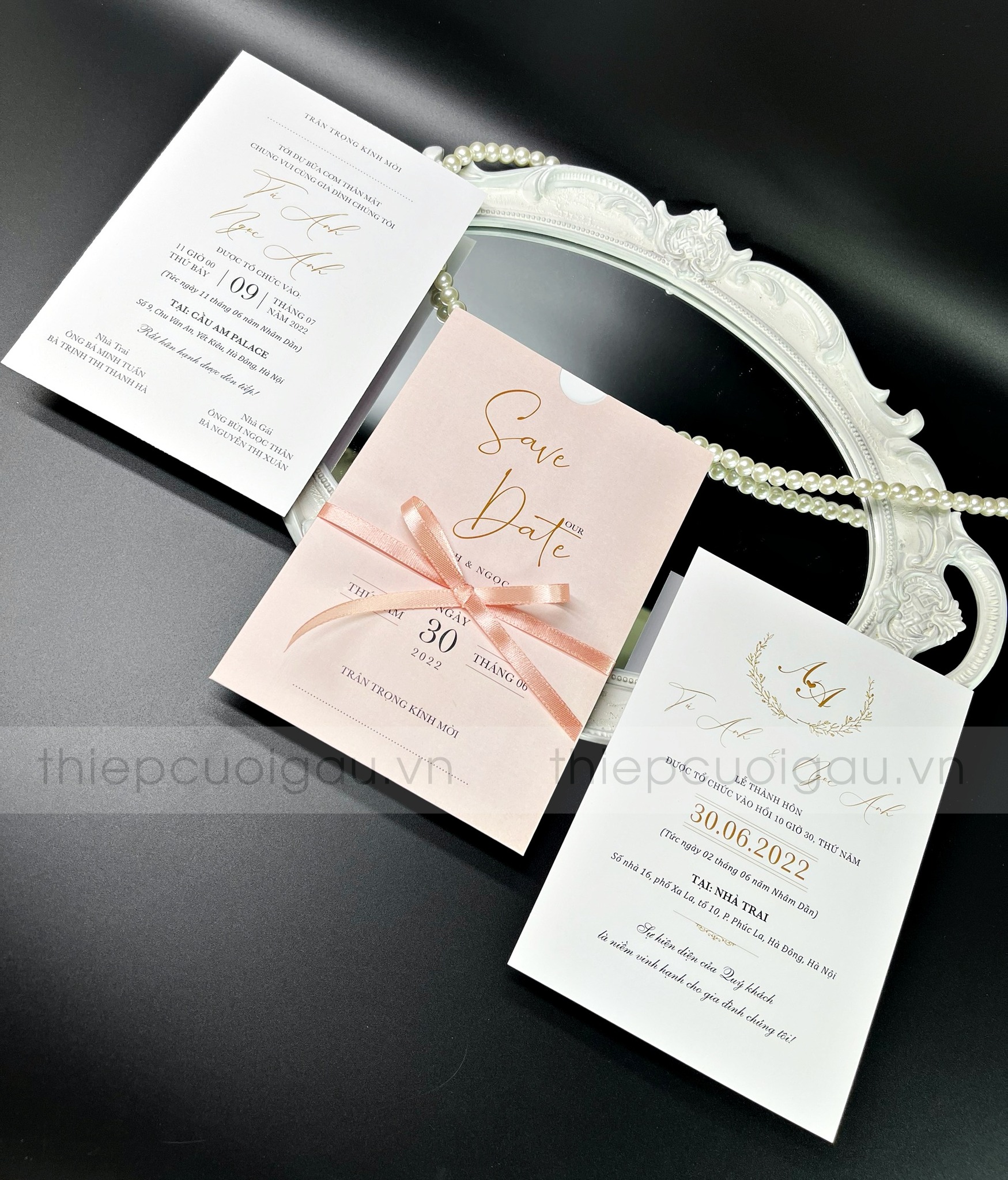Thiệp cưới Save Our Date2