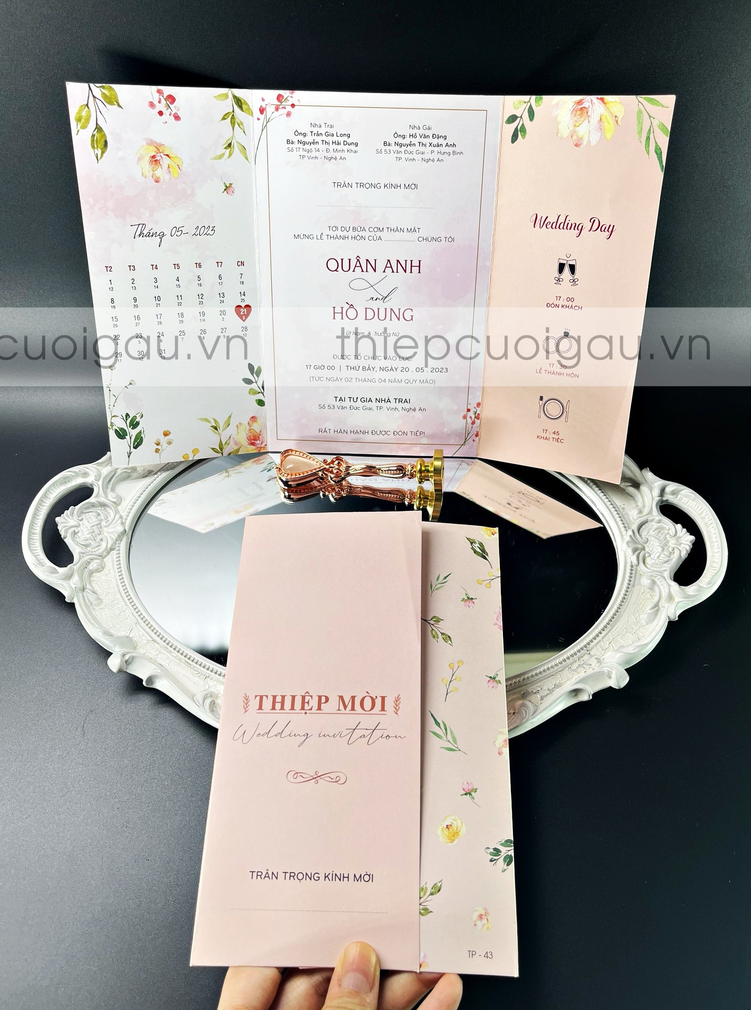 Thiệp cưới G023