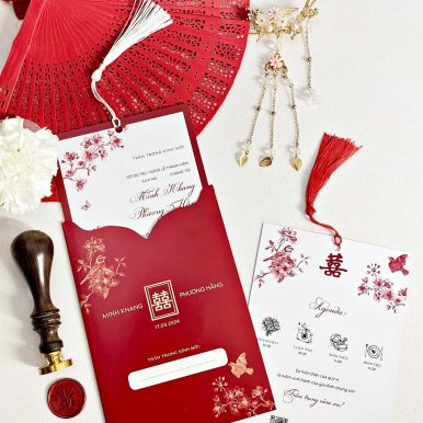 Thiệp cưới Song Hỷ