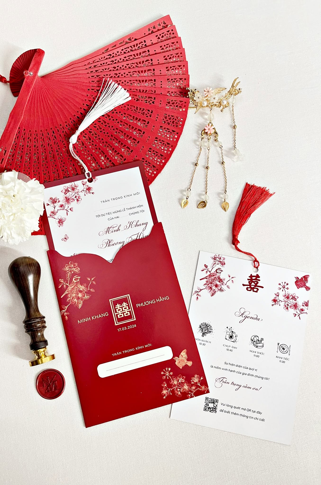 Thiệp cưới Song Hỷ0