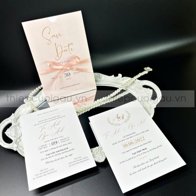 Thiệp cưới Save Our Date