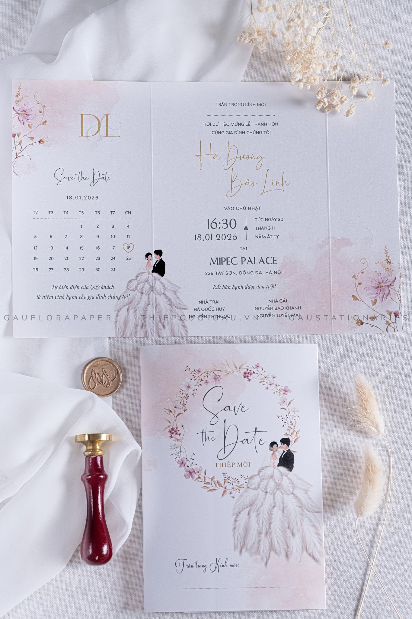 Thiệp cưới P-040