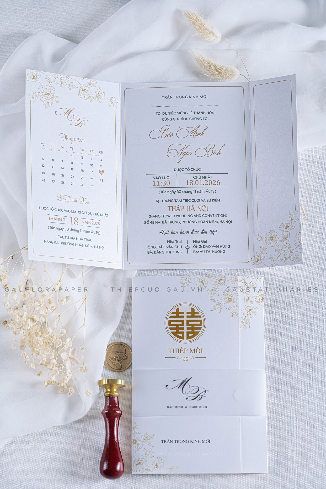 Thiệp cưới P-070
