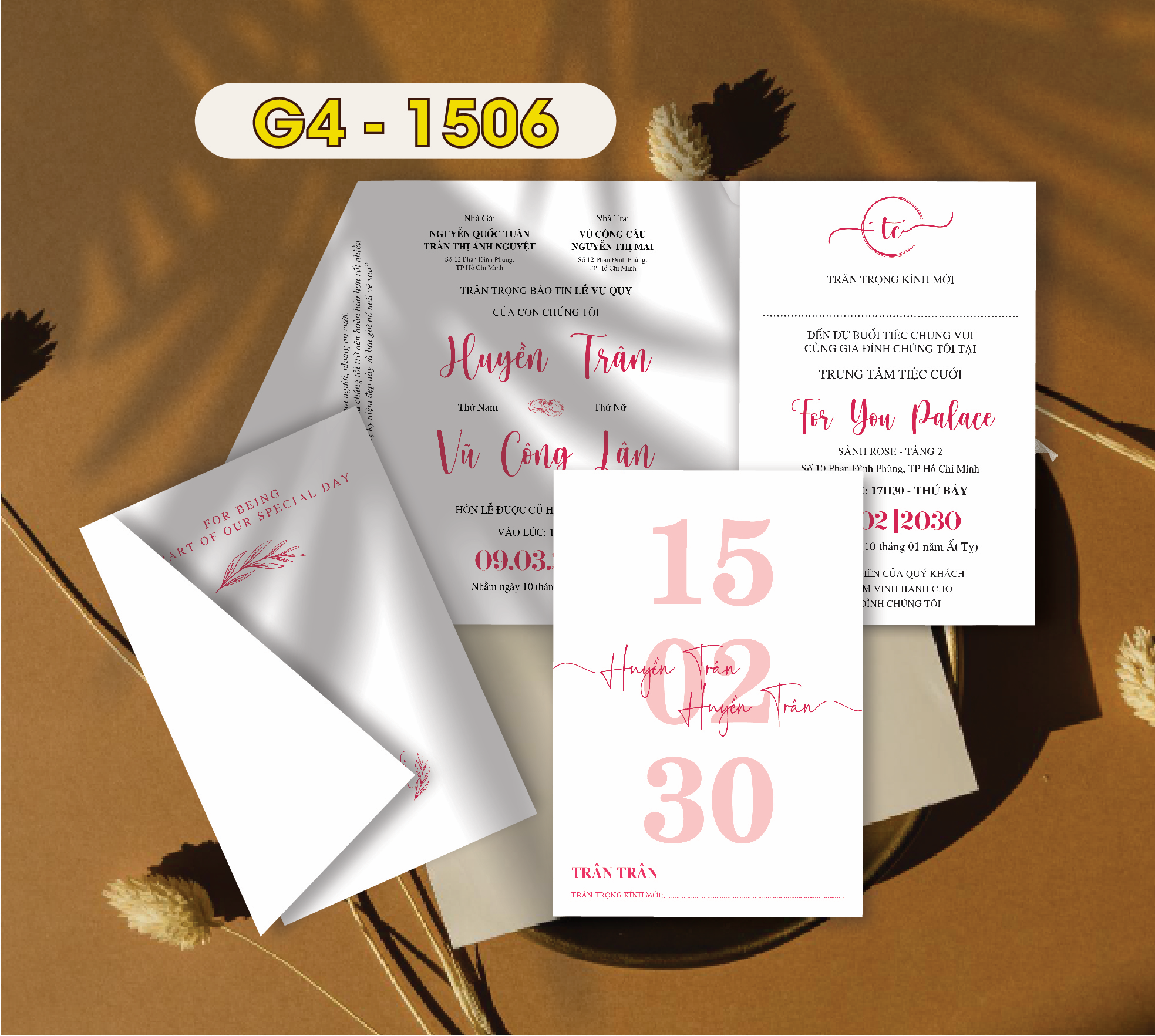 Thiệp cưới G4-15060
