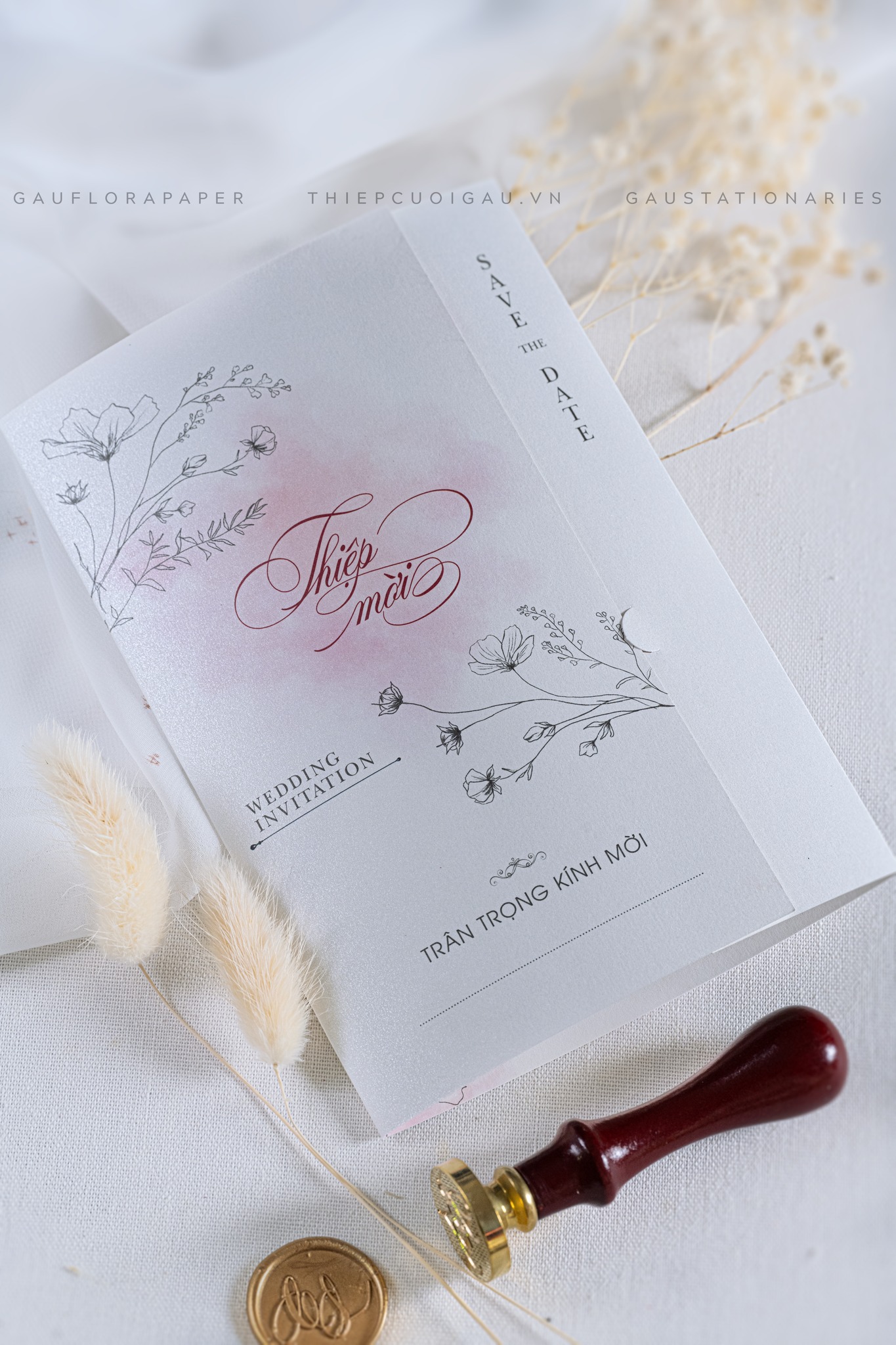 Thiệp cưới B060