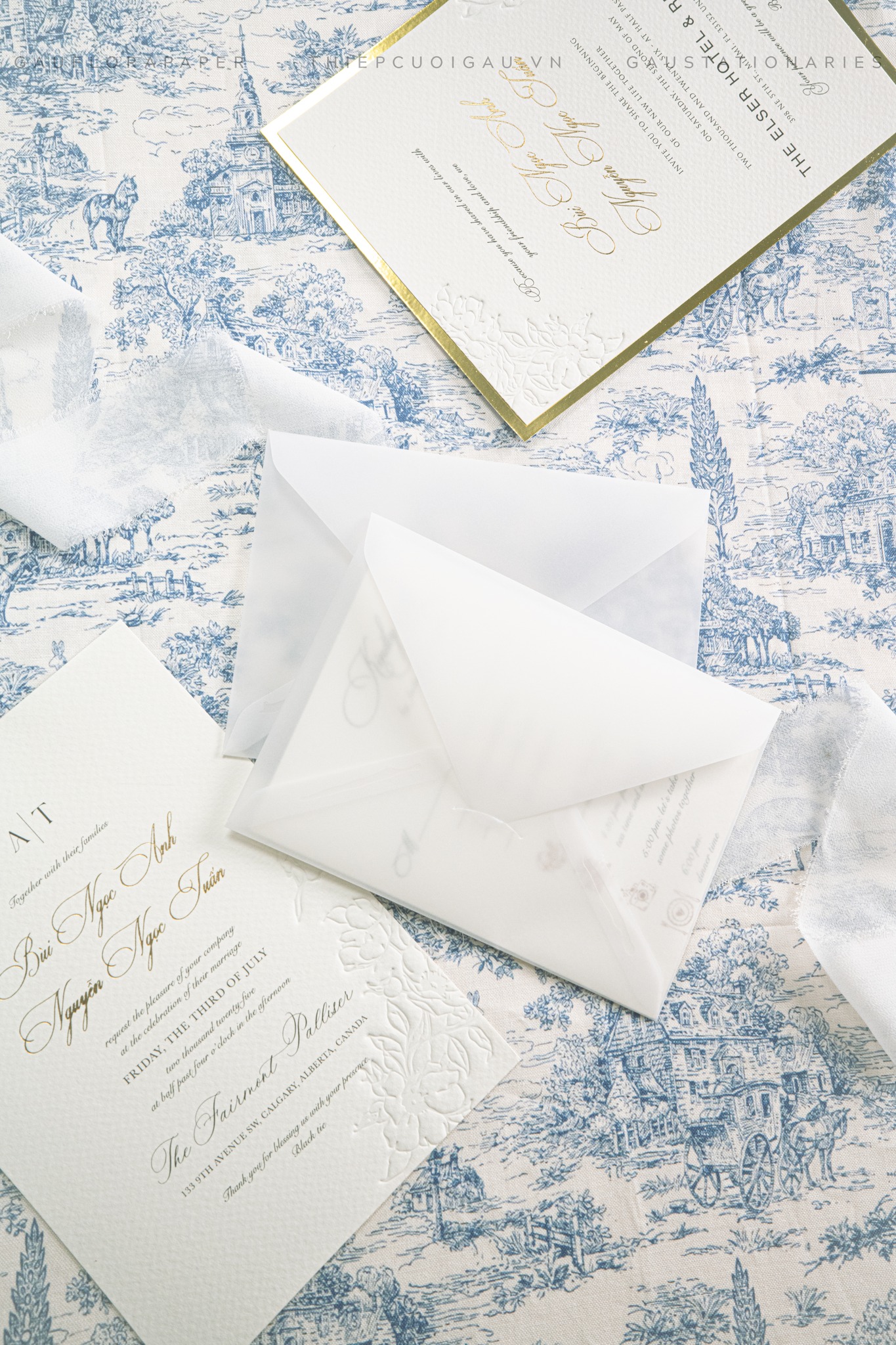 Thiệp cưới Lustre Promise5