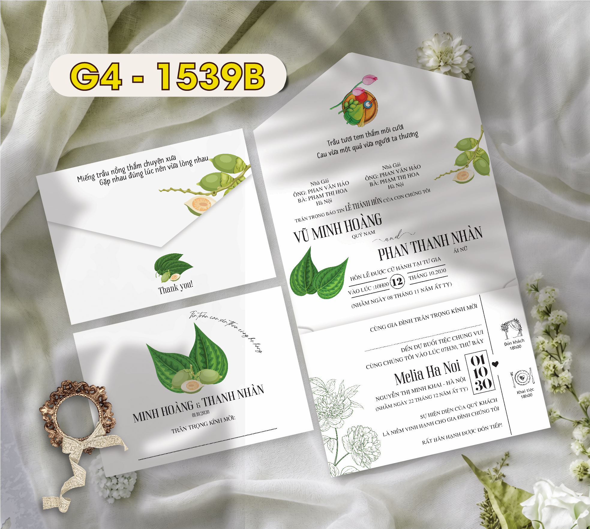 Thiệp cưới G4-1539B0