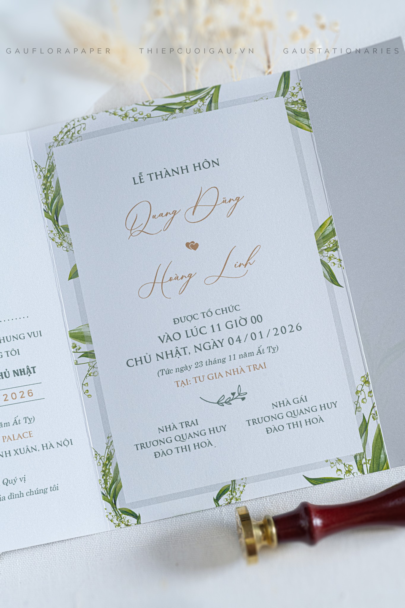 Thiệp cưới B013