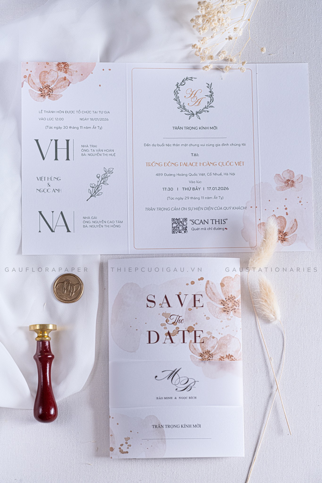 Thiệp cưới B032