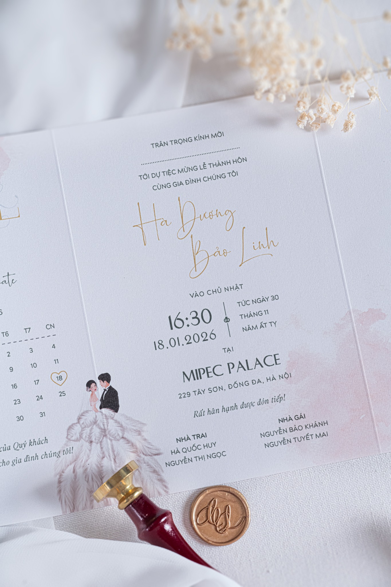 Thiệp cưới B043