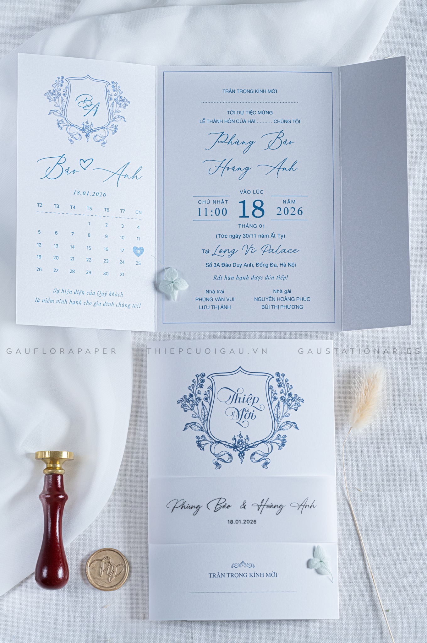 Thiệp cưới B023