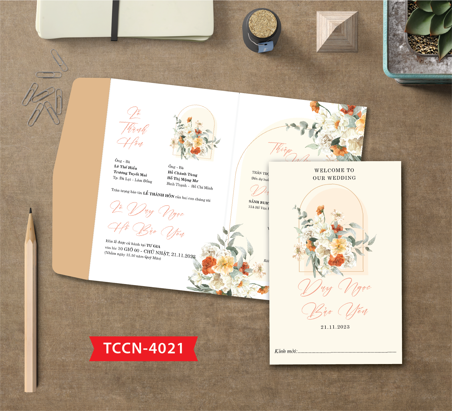 Thiệp cưới G3-40210