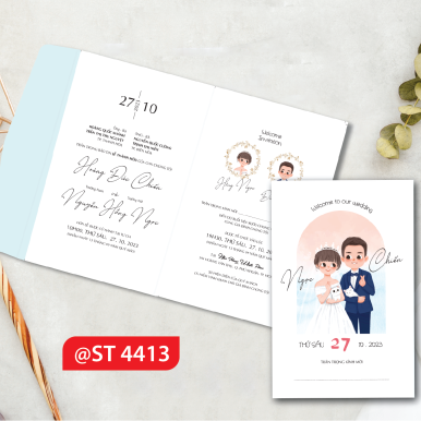 Thiệp cưới G3-4413