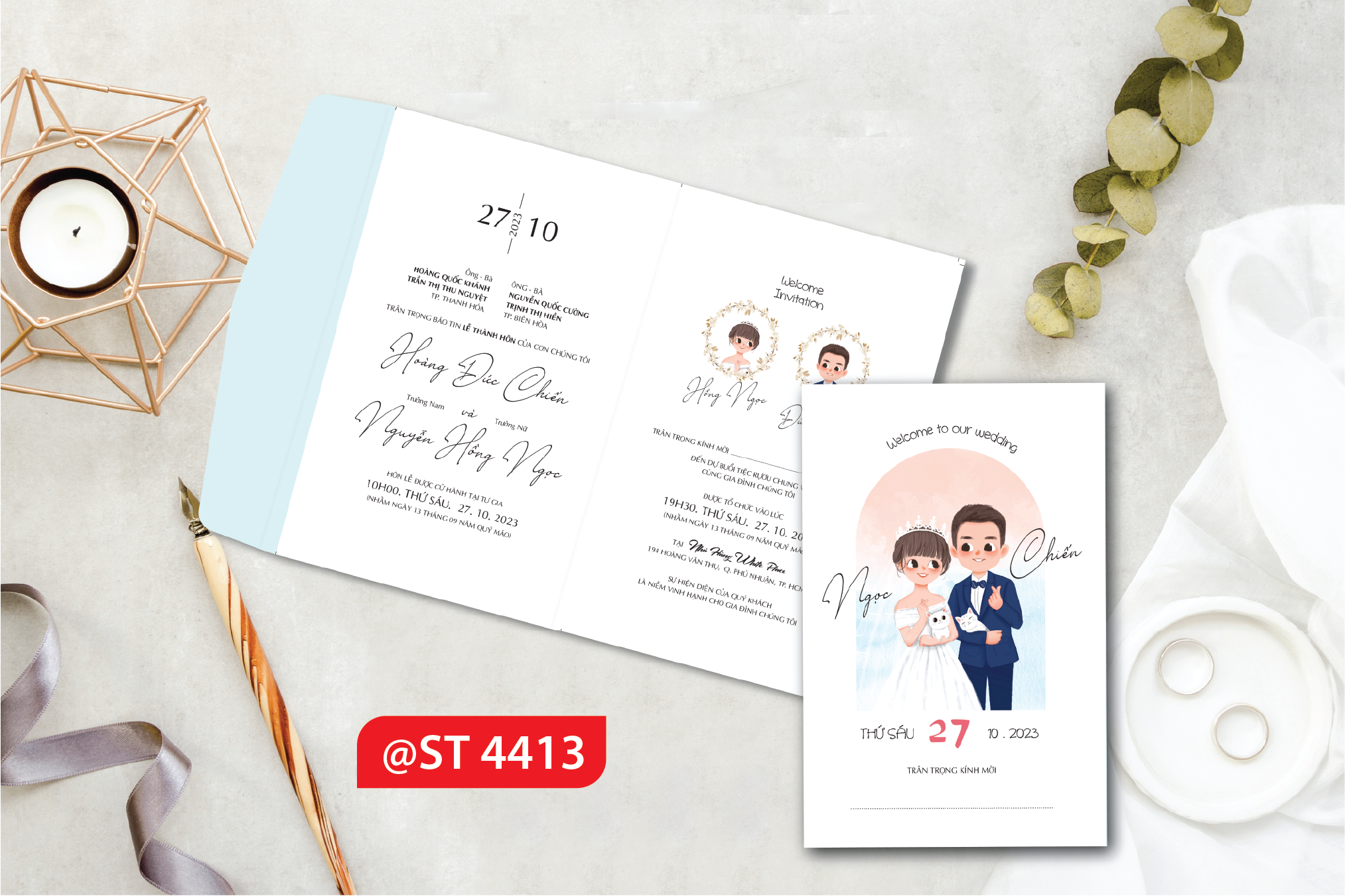 Thiệp cưới G3-44130