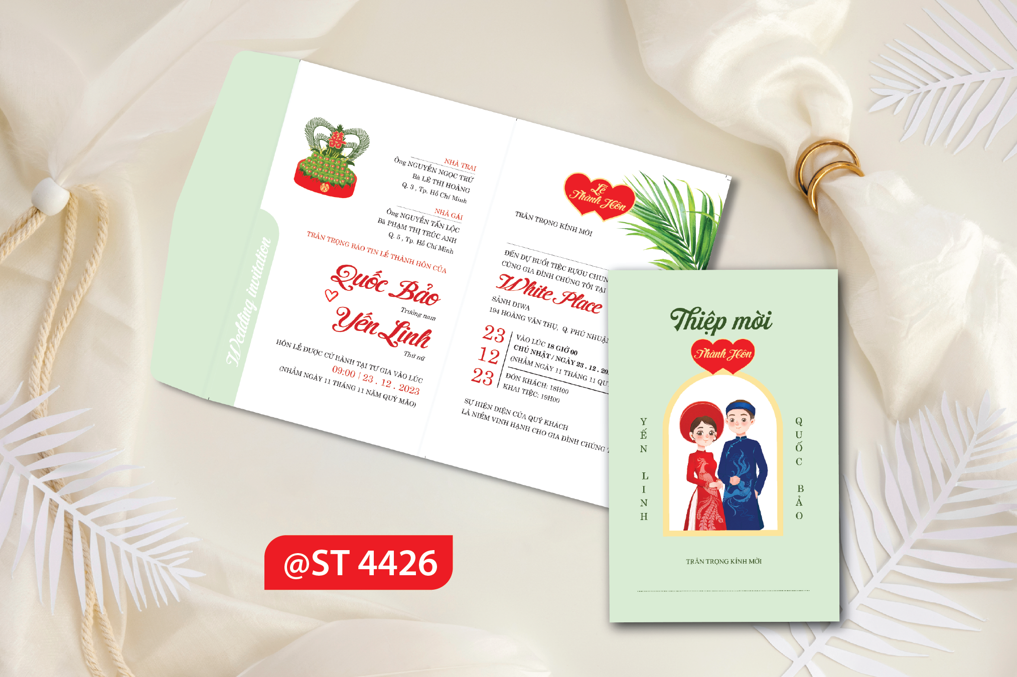 Thiệp cưới G3-44260