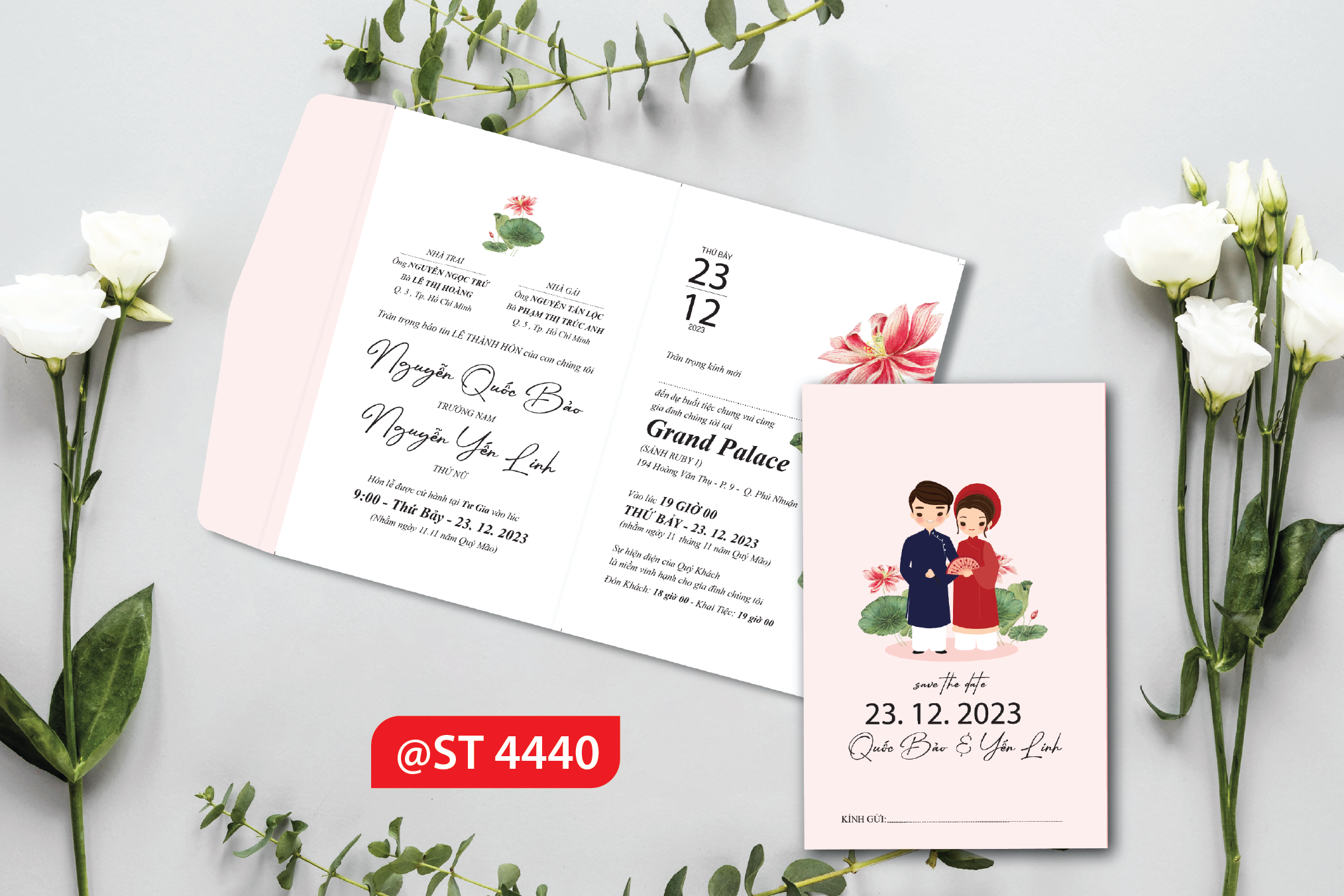 Thiệp cưới G3-44400