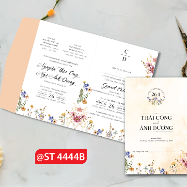 Thiệp cưới G3-4444B