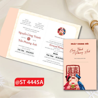 Thiệp cưới G3-4445