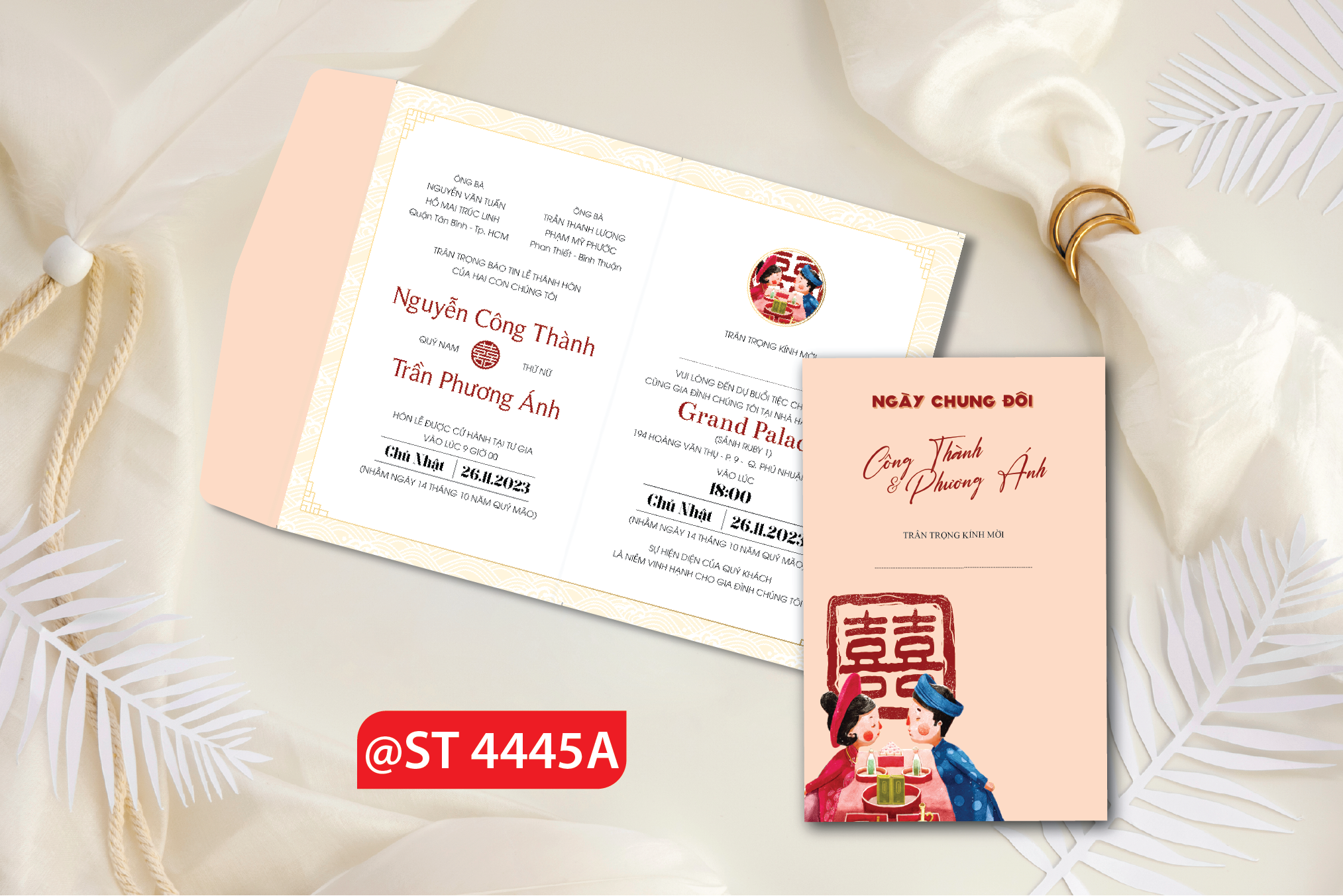 Thiệp cưới G3-44450