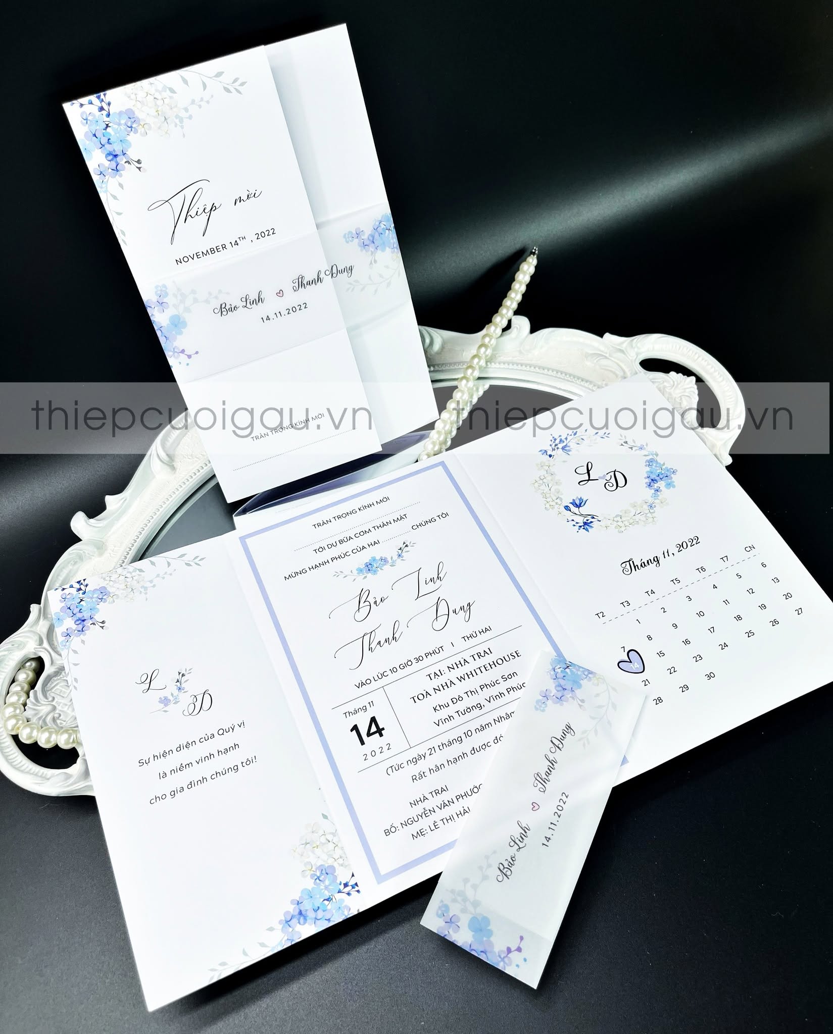 Thiệp cưới G3-40070