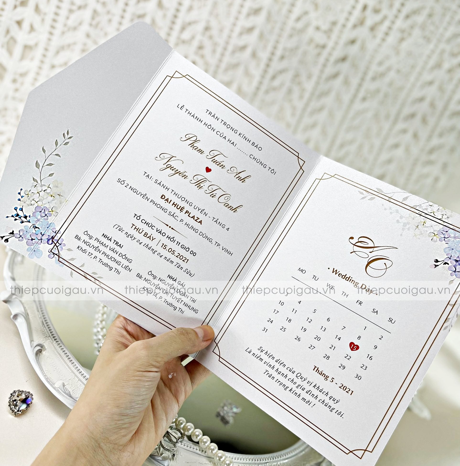 Thiệp cưới G33