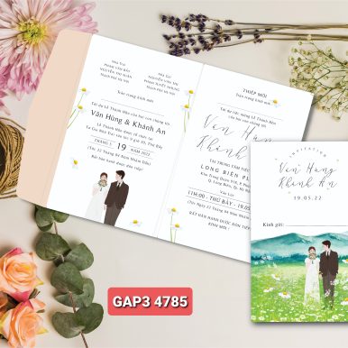 Thiệp cưới G3-4785
