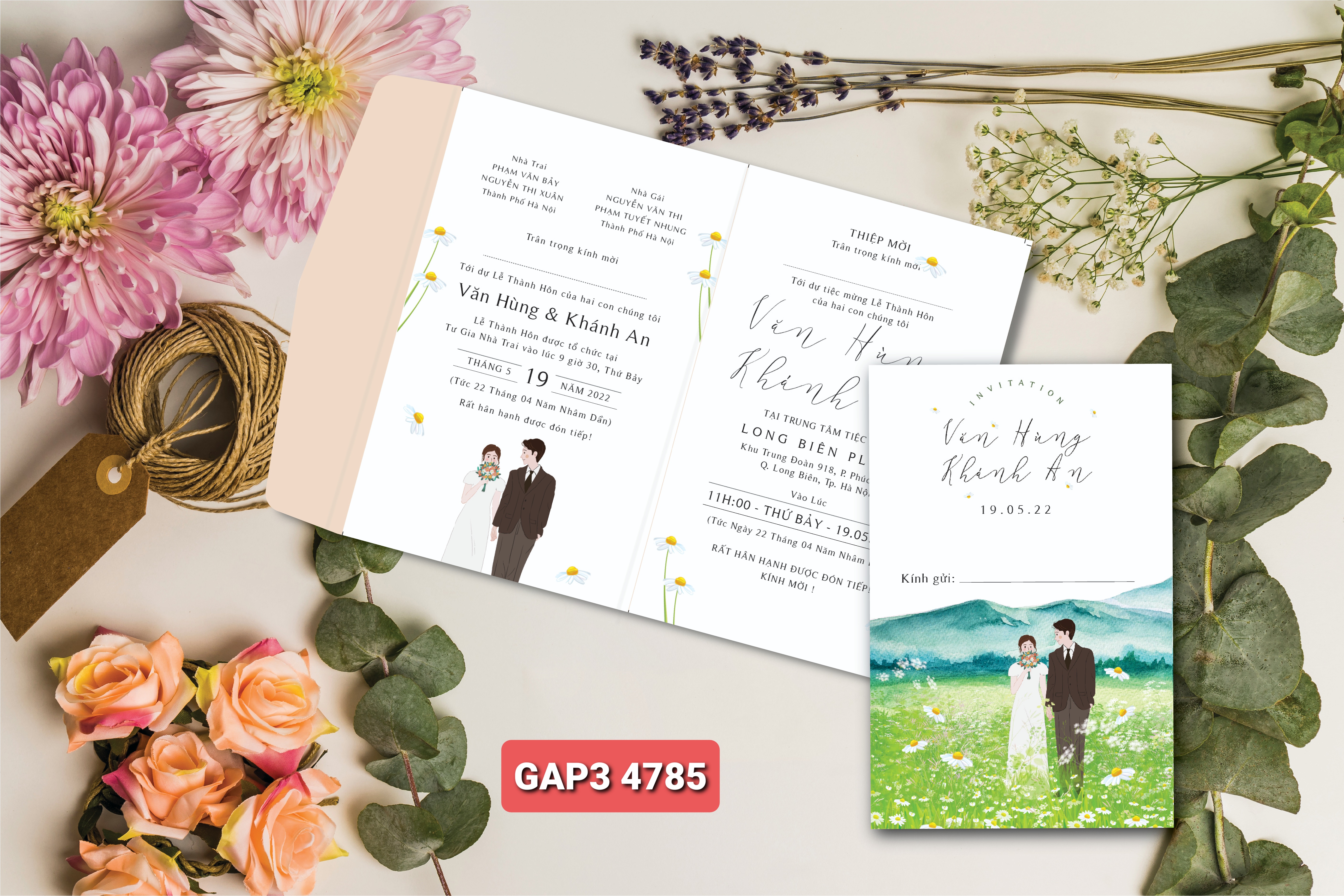 Thiệp cưới G3-47850