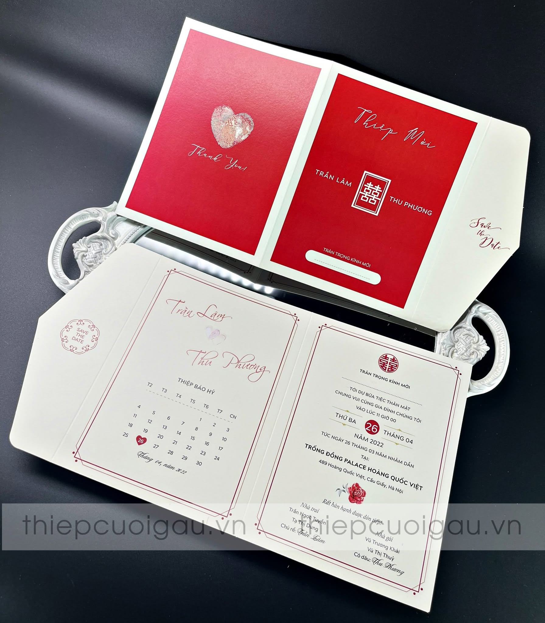 Thiệp cưới G32