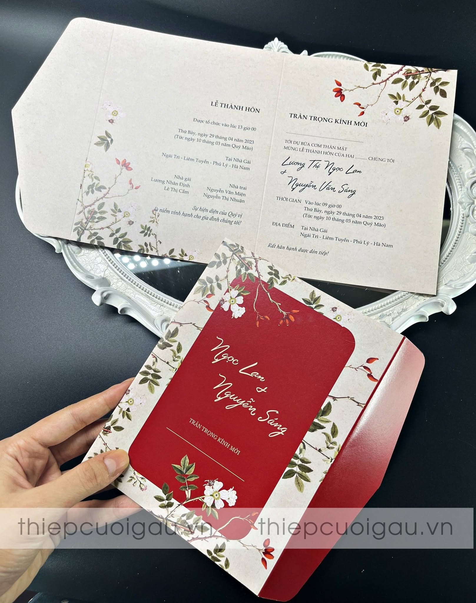 Thiệp cưới G32