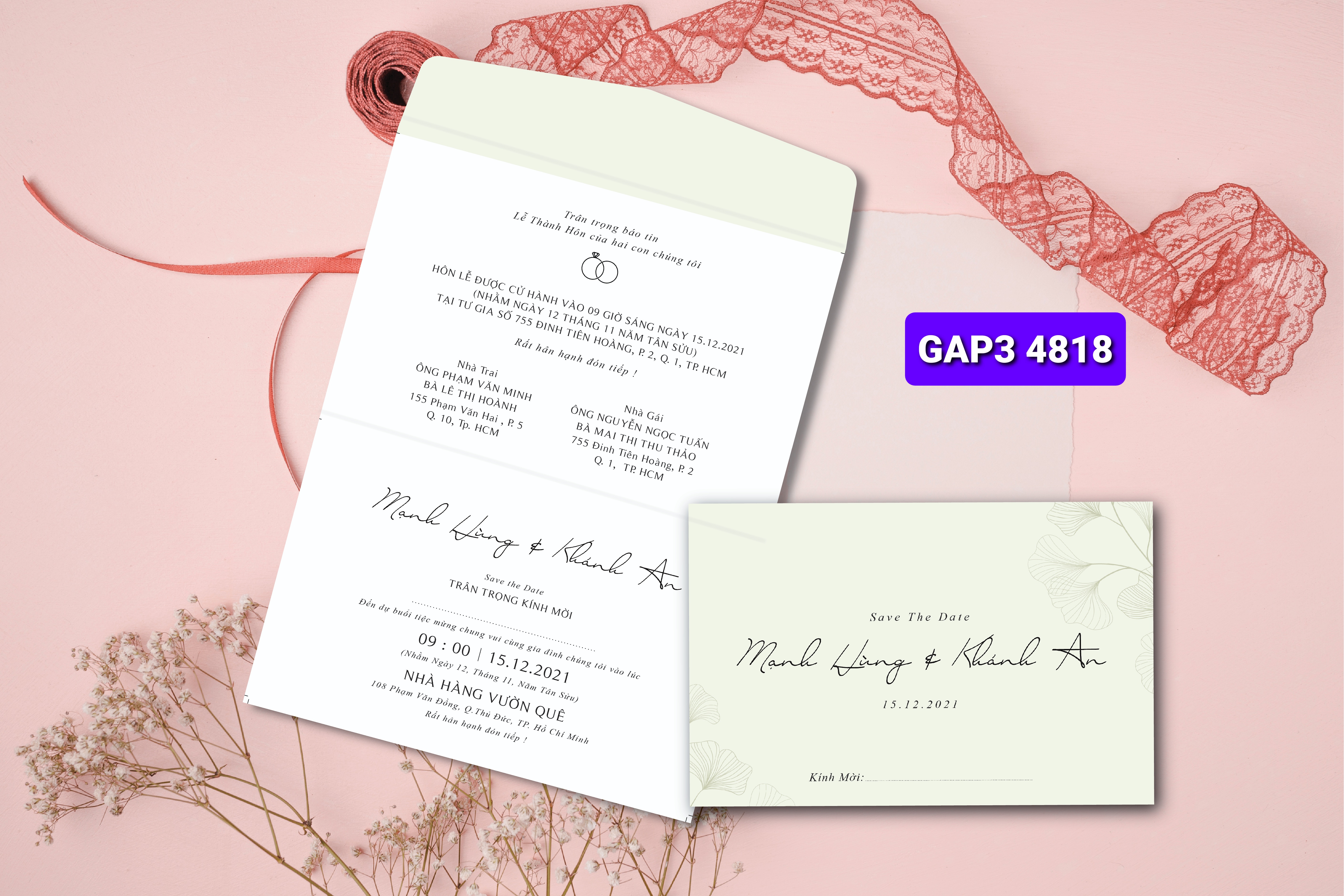Thiệp cưới G3-48180