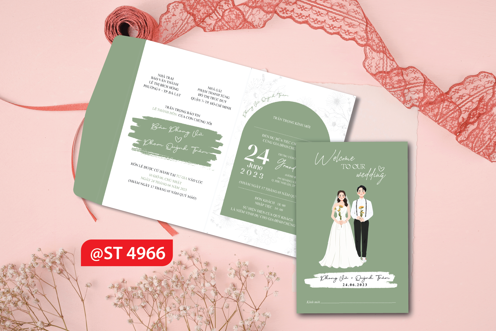 Thiệp cưới G3-49660
