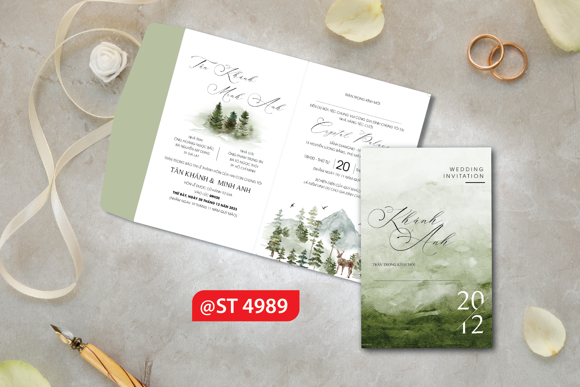Thiệp cưới G3-49890