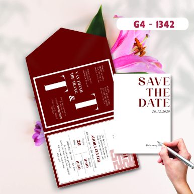 Thiệp cưới G4