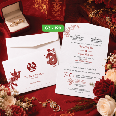 Thiệp cưới G3-190