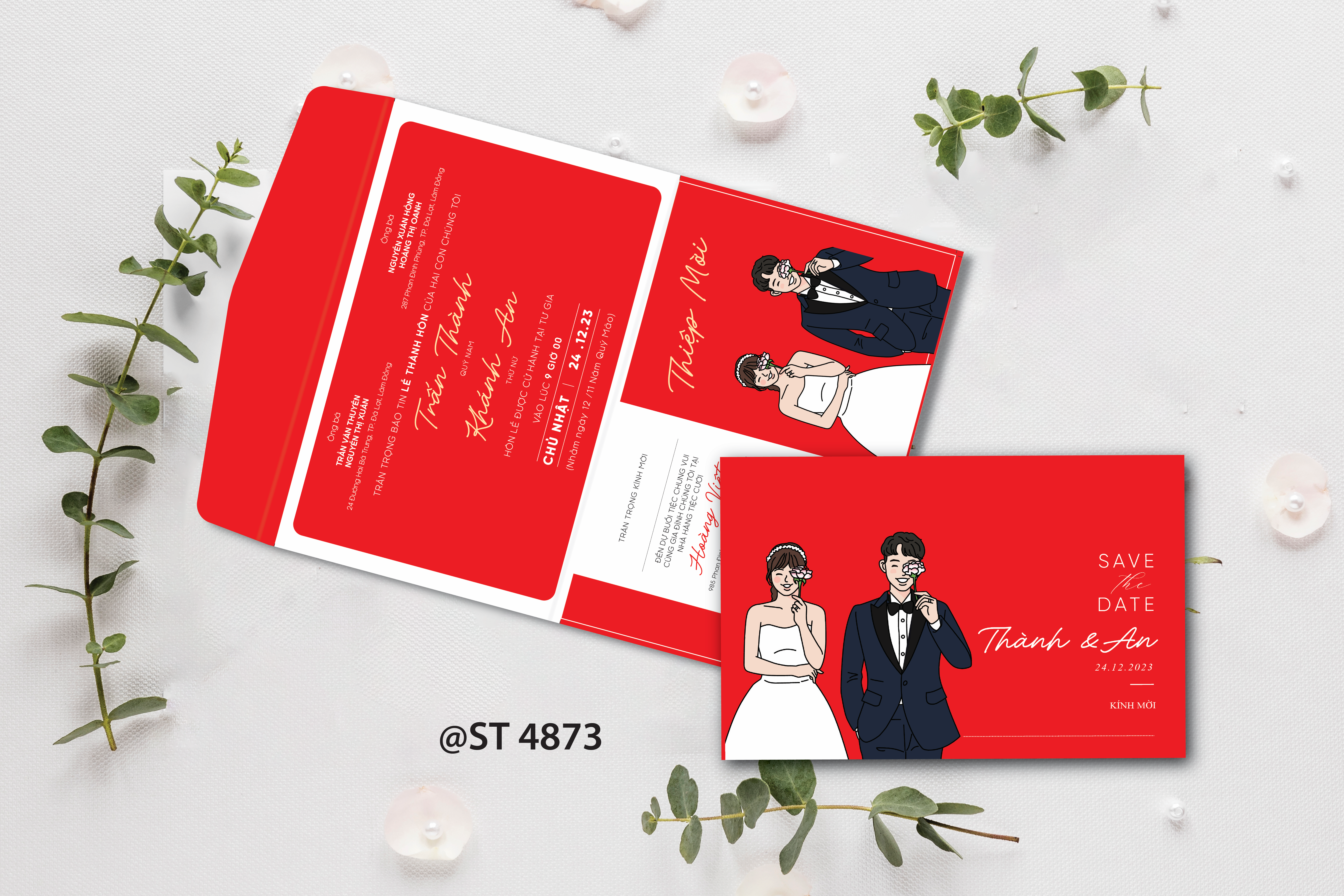 Thiệp cưới G3-48730