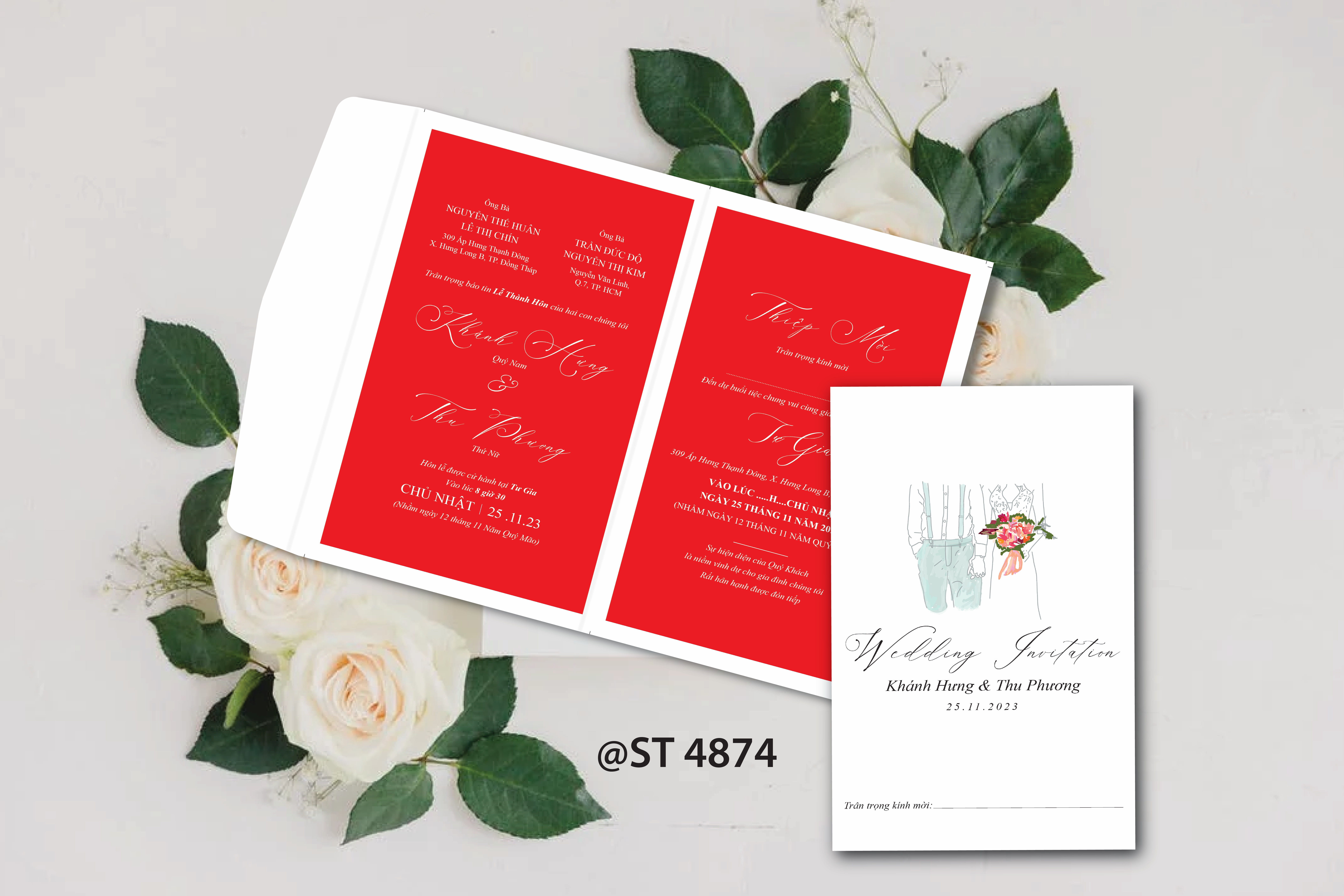 Thiệp cưới G3-48740