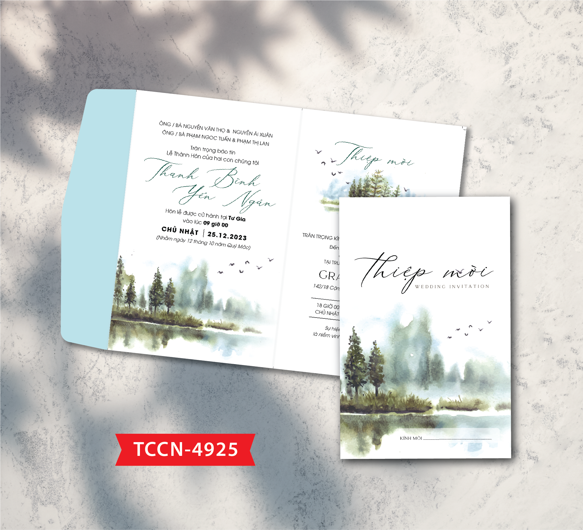 Thiệp cưới G3-49250